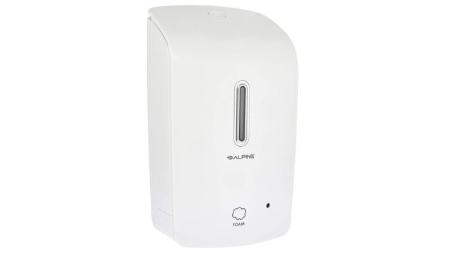 Alpine Wall Mountable, Touchless, Universal Foam Soap Dispenser for Offices