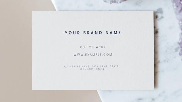 how to make business cards on canva
